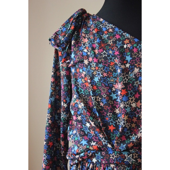 J.Crew Jacuzzi One-Shoulder Star Print Top - Picture 5 of 6